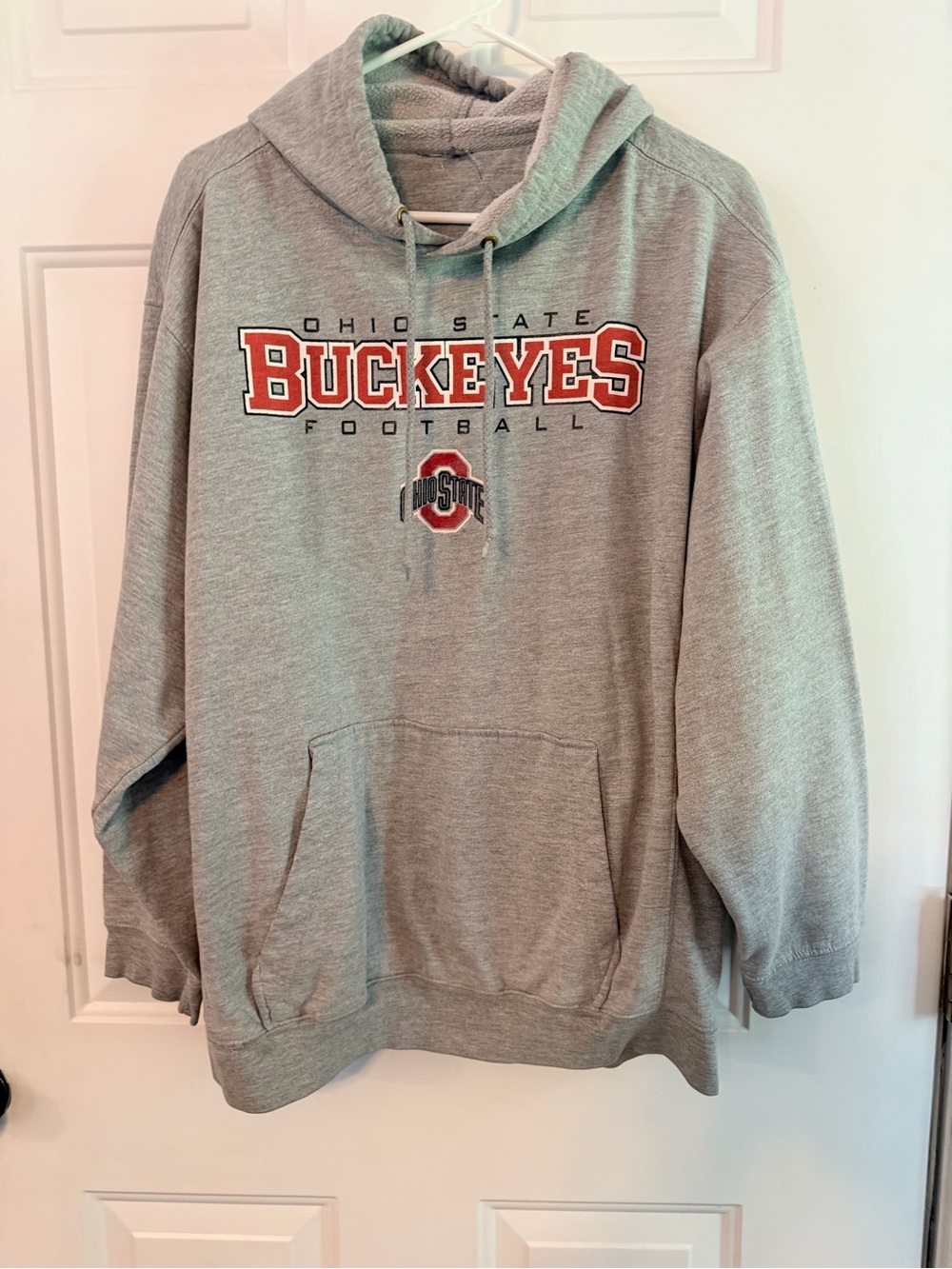 Ohio State Buckeyes Gray Pullover Hoodie